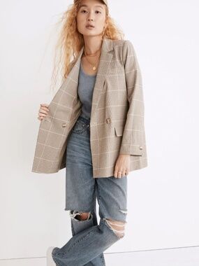Madewell Dorset Blazer in Windowpane